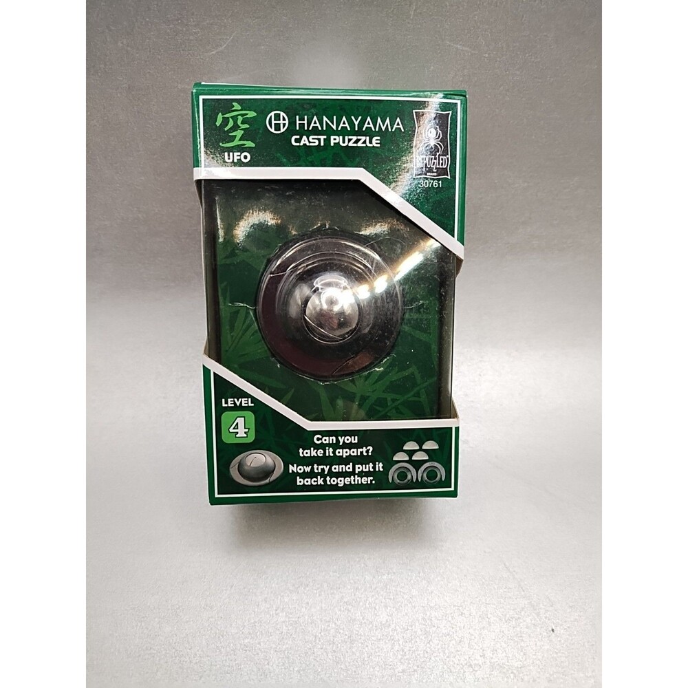 Hanayama UFO cast puzzle Level 4 NIB Clearance Sale
